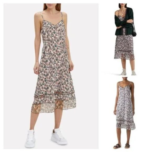 Rag & Bone Floral Silk "Ilona" Dress - Picture 1 of 7
